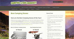 Desktop Screenshot of campingstovecookout.com