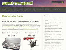 Tablet Screenshot of campingstovecookout.com